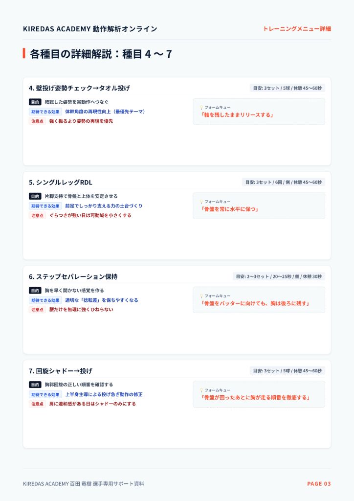 BOOK2 PAGE03 種目4〜7